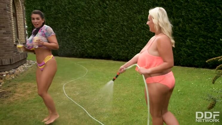 DDF Busty - Krystal Swift - Hoes With A Hose - Chloe Lamour And Crystal Swift / 30.05.2021