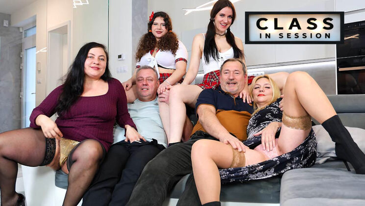 GrandparentsX - Lucas Knight - Mya Evans - Martin Bobes - Christina Santes - Melani Mendes - Rosie Smile - Teachers and students orgy - Part 1 / 15.03.2026