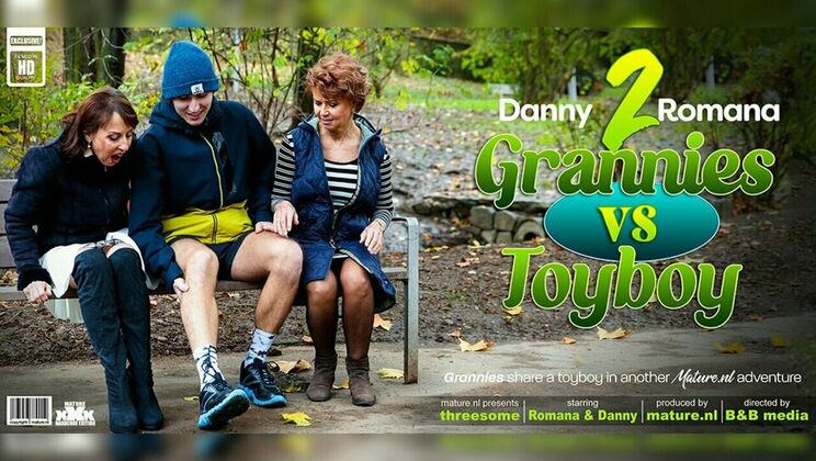 Mature.nl - Danny - Romana - Stefan - Running toyboy has the best threesome with horny grannies Danny and Romana / 14.01.2023