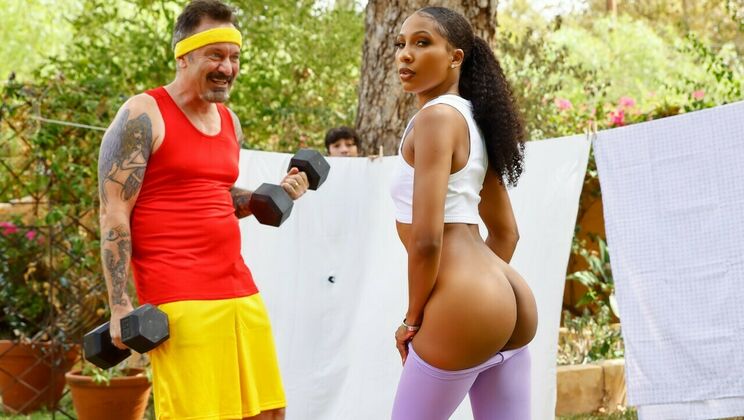 Milfed - Ricky Spanish - Olivia Jayy - Milf Workout Teases Pervy Neighbor / 11.11.2022