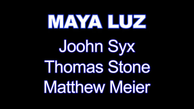 Scenes XXXX - Maya Luz - maya Luz - XXXX - Thanks the rain I got a DPed by 3 men / 27.10.2026